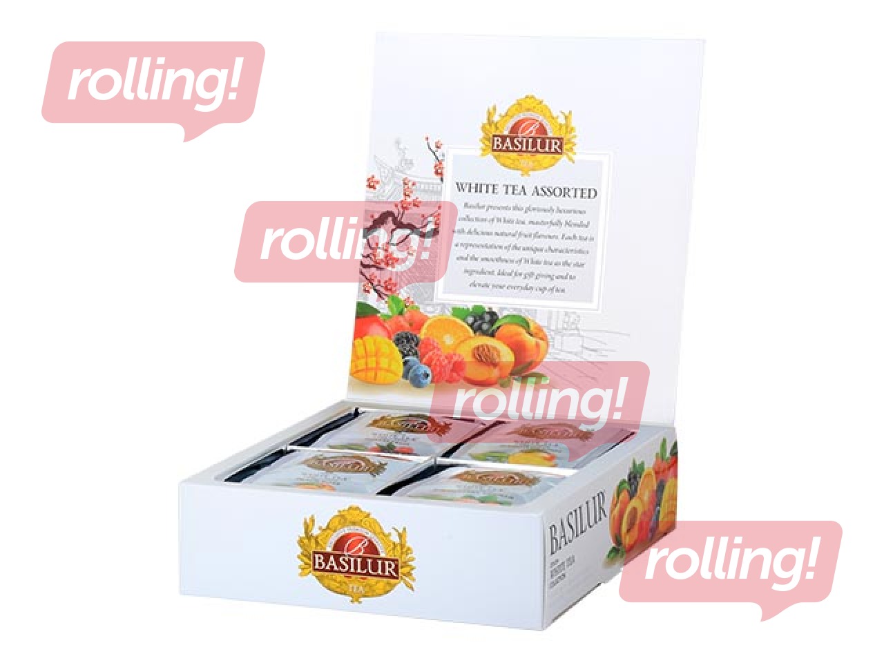 Tēja baltā Basilur Premium White Tea  Assorted , 40 pac.