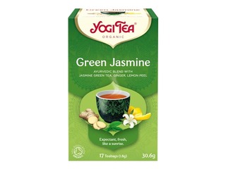 Ayurvedic tea Bio Yogi Green with jasmine, 17 packs. 
