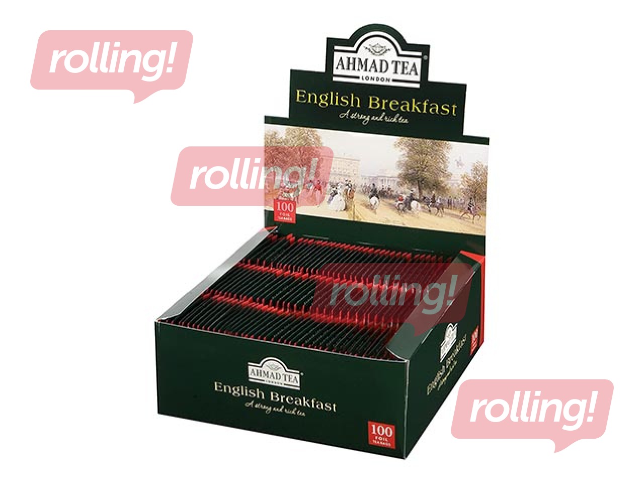 Tēja melnā Ahmad Tea English Breakfast, 100 pac.