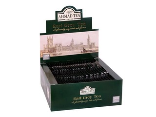 Tēja melnā Ahmad Tea Earl Grey, 100 pac.