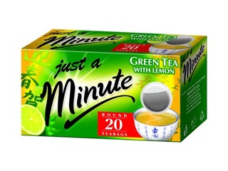 Tēja zaļā Just a Minute ar citronu, 20 pac.