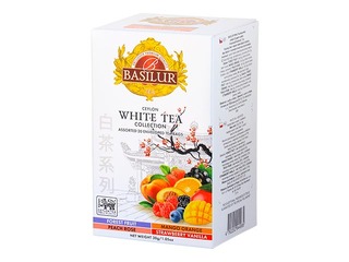Valge tee Basilur Premium White Tea Assorted, 20 pakki.