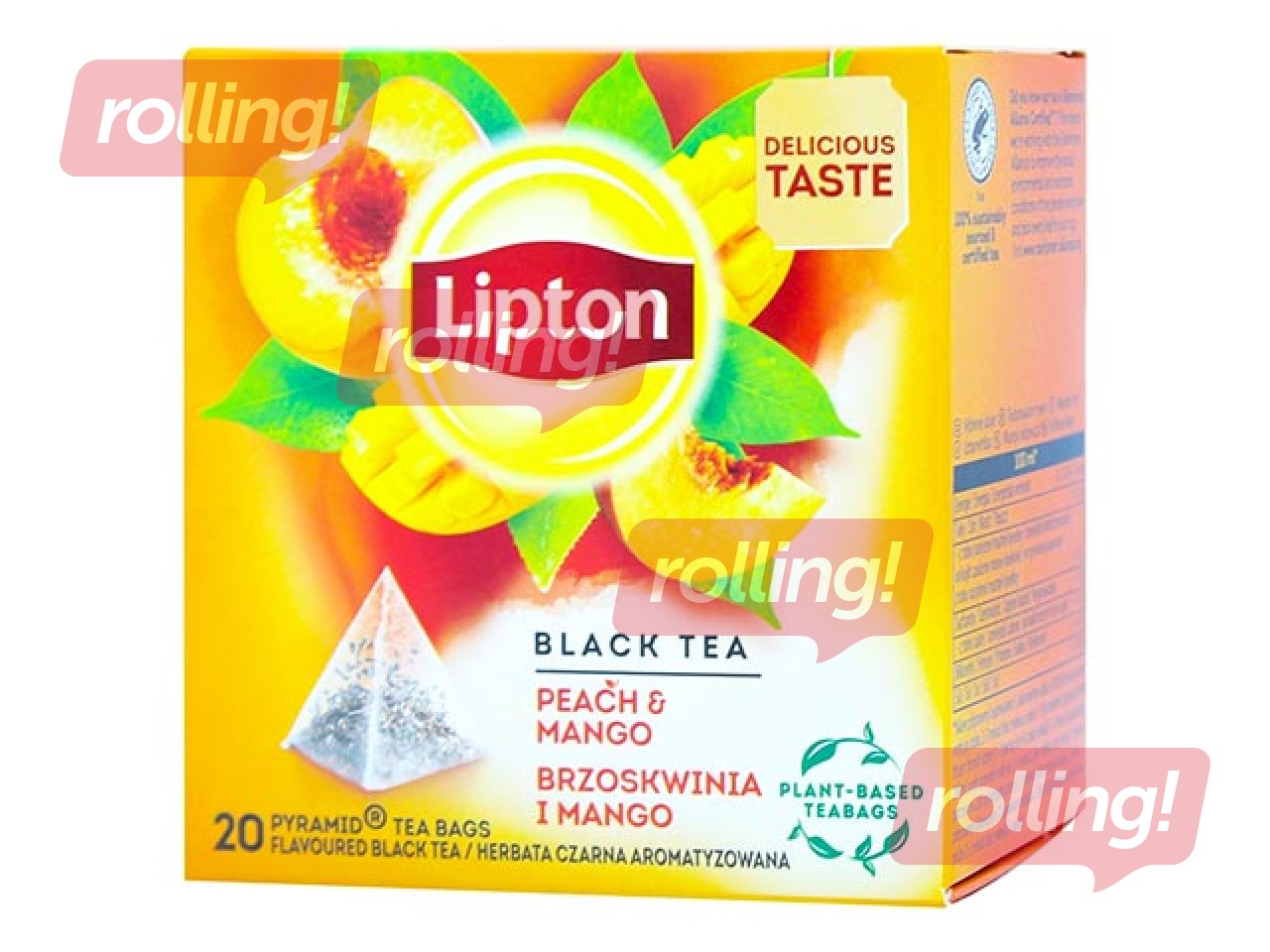 Must tee Lipton Peach & Mango, 20 pakki.