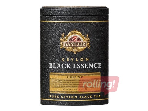 Tēja melnā Basilur Black Essence, Citrusaugļu pikantums, 100g