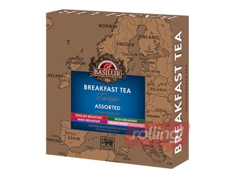 Tēja melnā Basilur Breakfast tea collection, Eiropa, 40 pac.