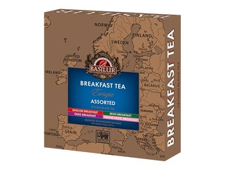 Tēja melnā Basilur Breakfast tea collection, Eiropa, 40 pac.