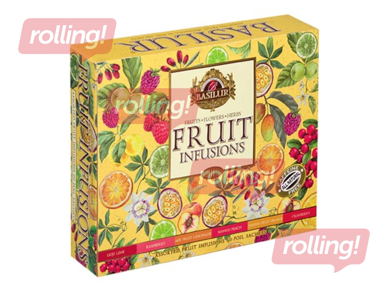 Tēja augļu Basilur Fruit Infusions Vol III, 60 pac.