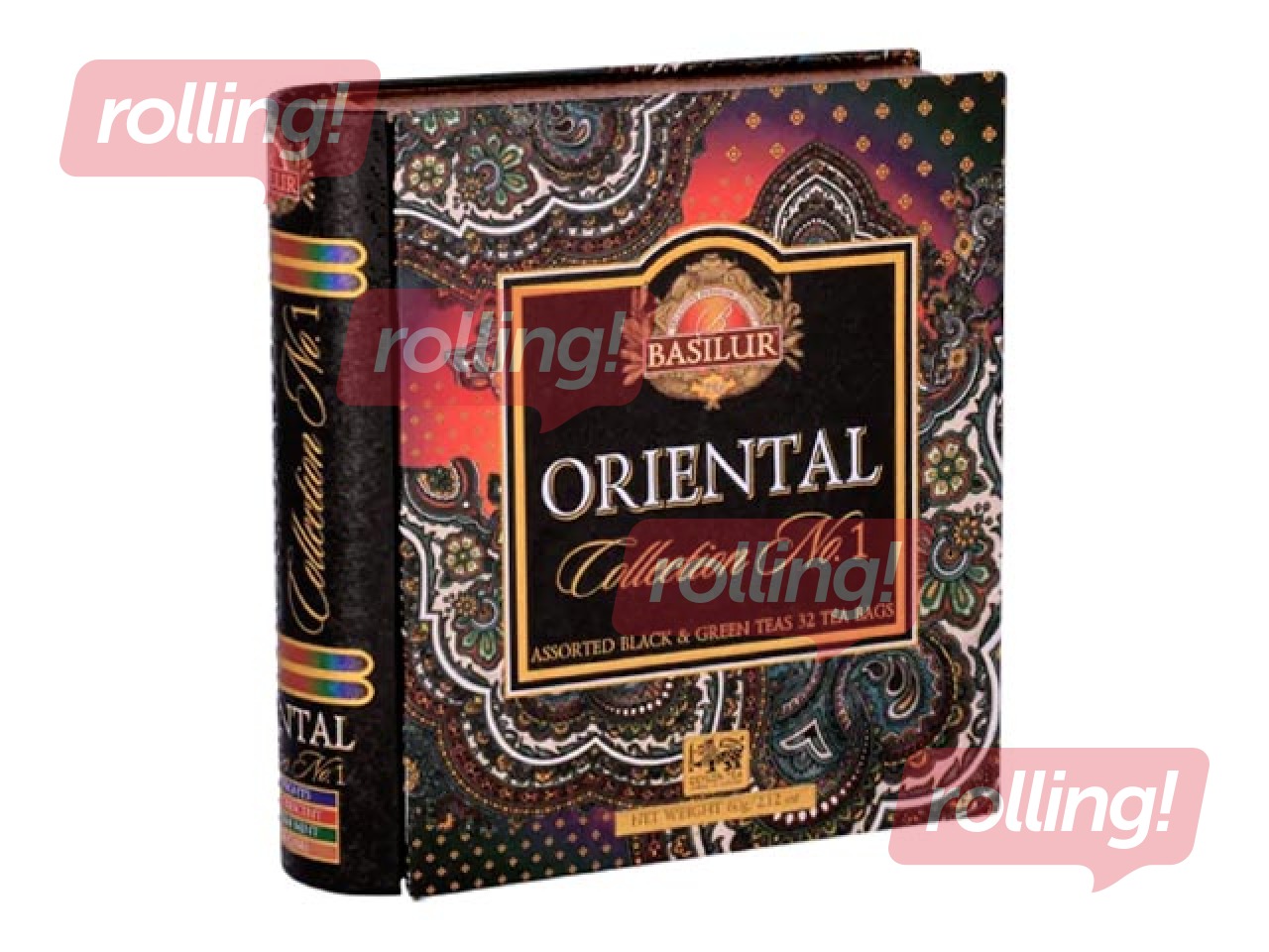 Musta ja rohelise tee valik Basilur Oriental Collection Book Nr.1, 32 tk.