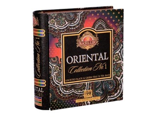 Tēja melnā un zaļā Basilur Oriental Collection Book No. 2, dāvanu iepakojumā, 32 pac.