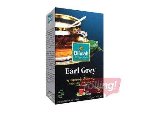 Black Tea Earl Grey, Dilmah, 20 pcs.