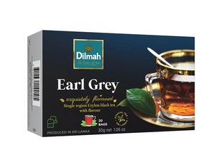Black Tea Earl Grey, Dilmah, 20 pcs.