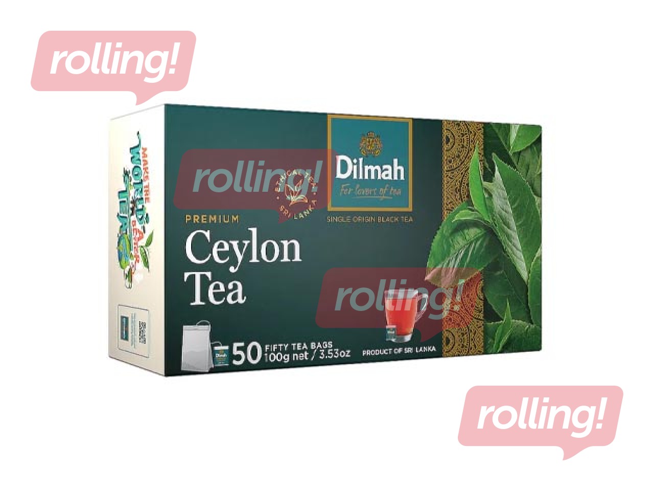Чёрный чай Premium, Dilmah, 50 шт.
