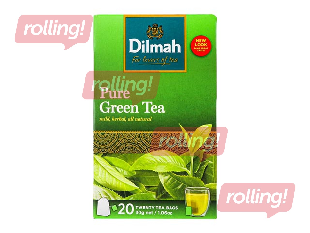 Tēja zaļā Dilmah Pure Green, 20 pac.