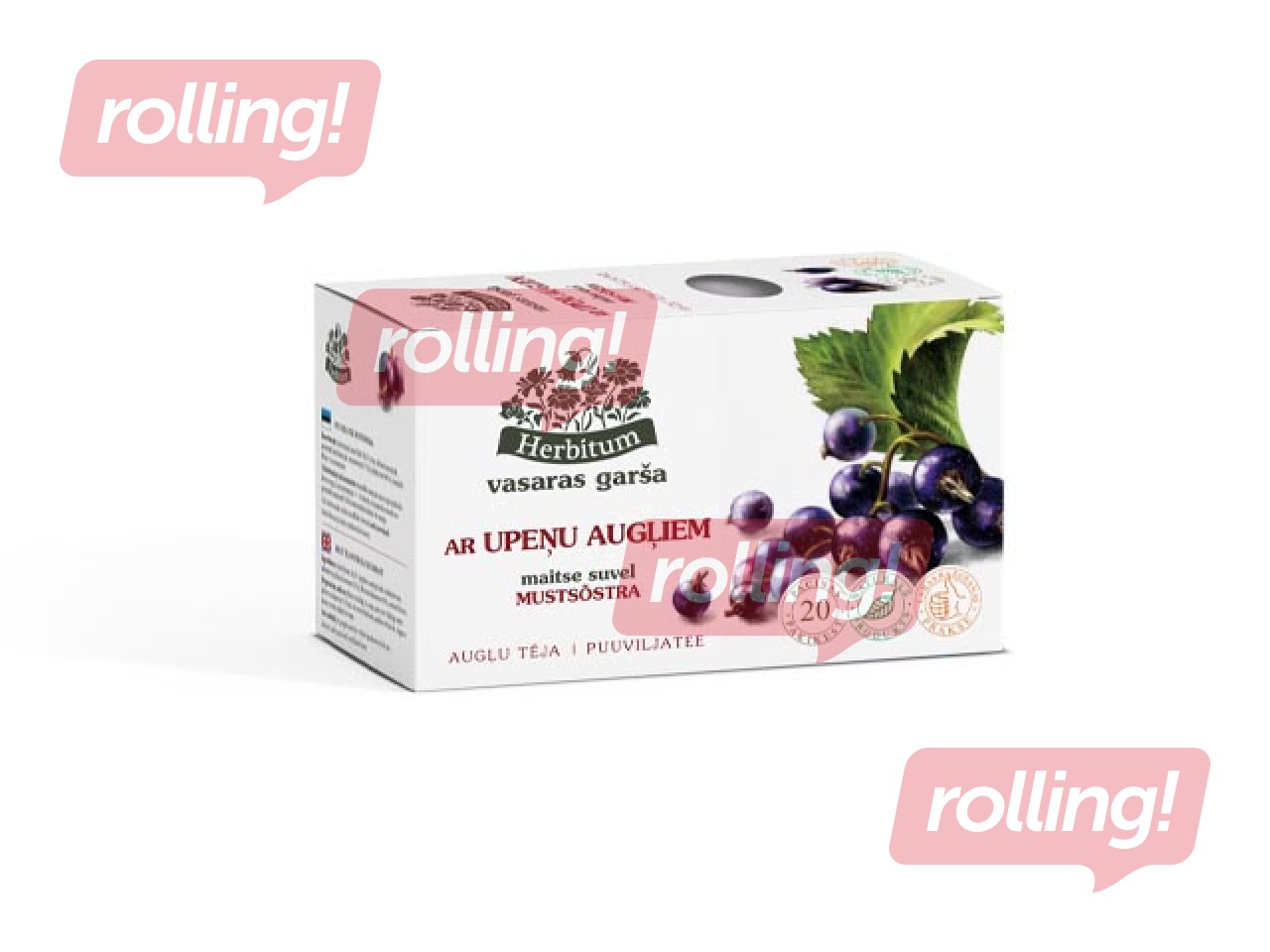 Fruit Tea Herbitum Summer Taste with Blackcurrants, 20 bags