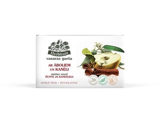 Фруктовый чай Herbitum Вкус лета с яблоком и корицей, 20 пакетиков