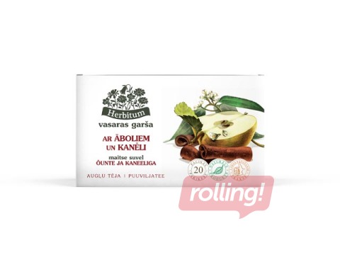 Tēja augļu Herbitum vasaras garša, ar āboliem un kanēli, 20 pac.