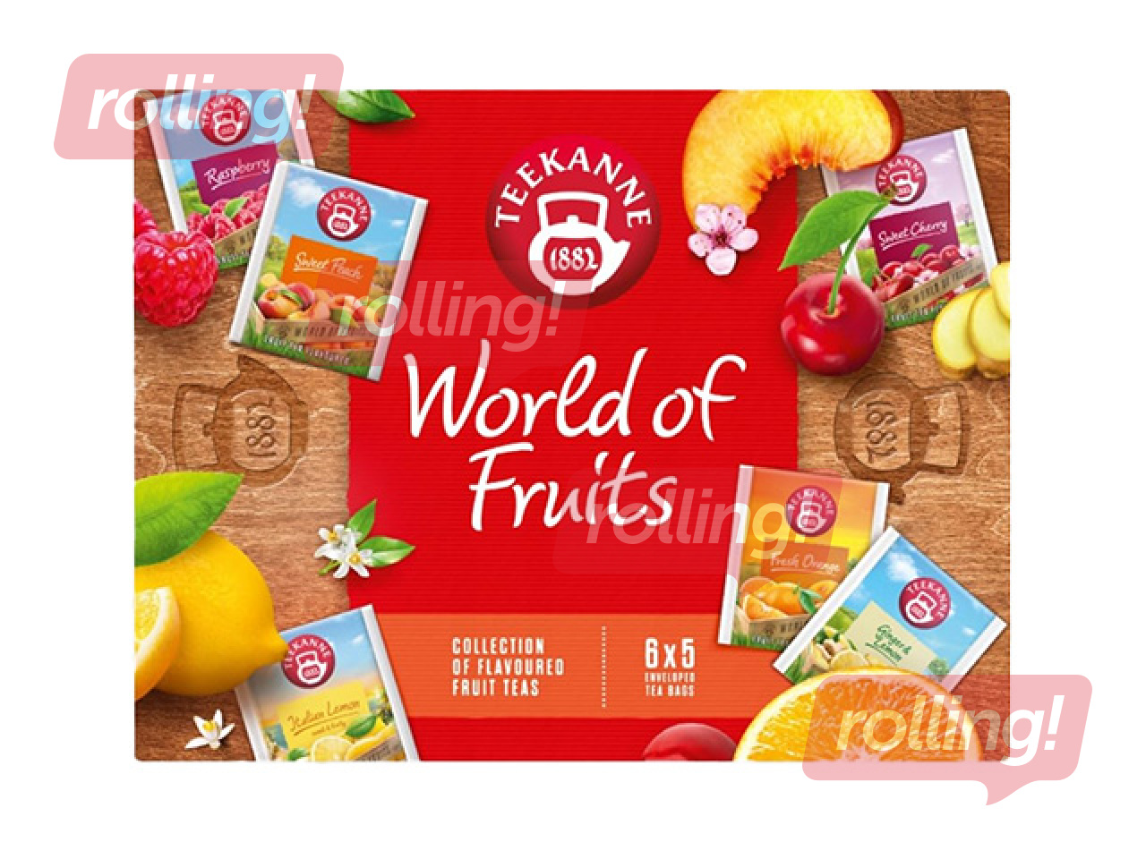 Tējas izlase Teekanne World of Fruits, 30 pac.