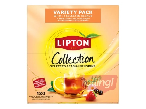 Tea Selection Lipton Collection, 12 Varieties, 180 Bags