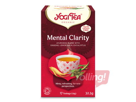 Tea ayurvedic Bio Yogi, Mental Clarity, 17 bags