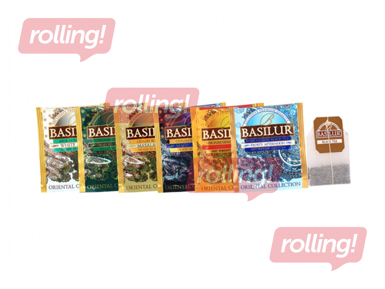Tēja melnā un zāļā Basilur Oriental gift collection, 60 pac.