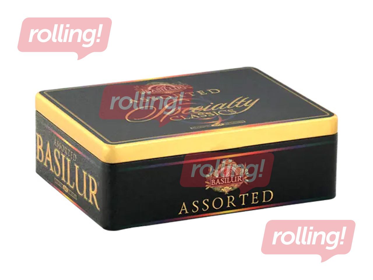 Tēja melnā un zaļā Basilur, Speciality, metāla kārba, 60 pac.