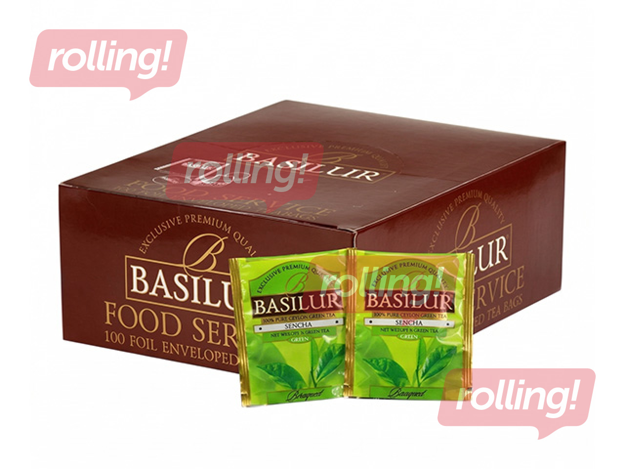 Green tea Basilur Bouquet Sencha, 100 pcs.