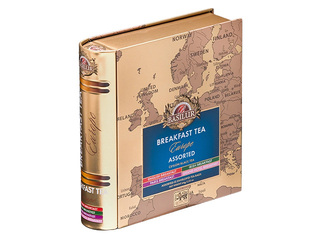 Tēja melnā Basilur Breakfast Tea Collection, Eiropa, metāla kārbā, 40 pac.