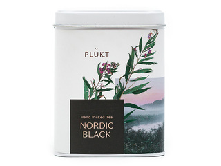 Herbal tea Plūkt Nordic Black Tea, pyramid bags, metal tin, 25 pcs