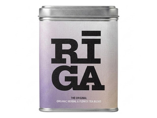 Tēja zāļu Plūkt Riga Original, augu un ziedu tējas maisījums, metāla kārbā, 25 pac.