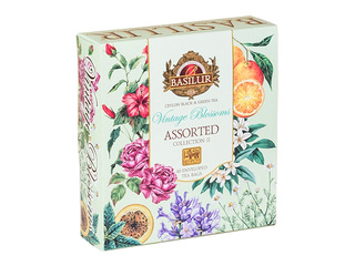 Чай чёрный и зелёный Basilur Vintage Blossoms Assorted, 60г