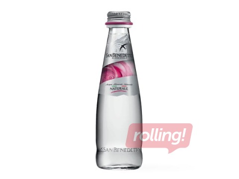 Minerālūdens San Benedetto, negāzēts, stikls, 250ml (Taras depozīts iekļauts cenā)