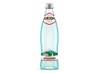 Minerālūdens Borjomi, gāzēts, stikla pudelē, 500ml (Taras depozīts iekļauts cenā)