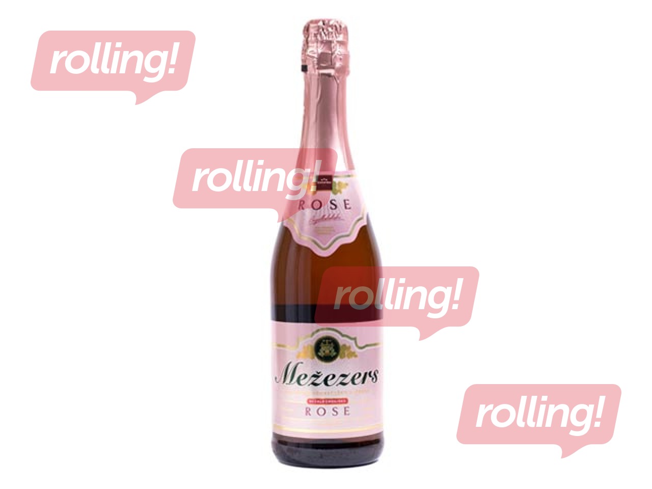 Bezalkoholiskais dzirkstošais dzēriens Mežezers Rose, 750ml (Taras depozīts iekļauts cenā) 