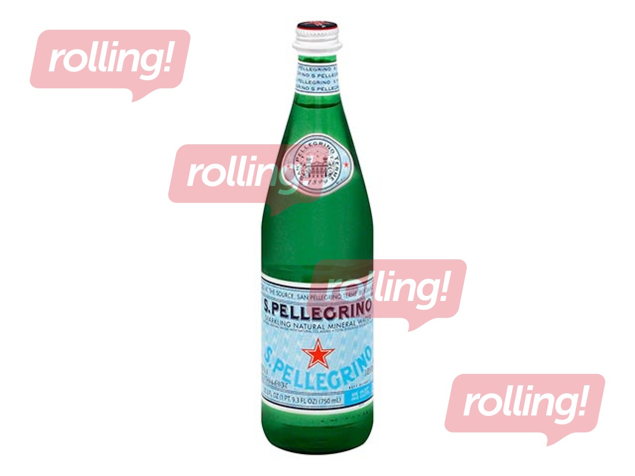 Minerālūdens S.Pellegrino, gāzēts, stikls, 750ml (Taras depozīts iekļauts cenā)
