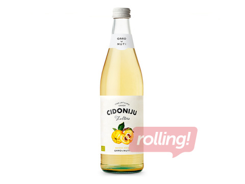 Gāzēts dzēriens Gardu Muti cidoniju zelteris, stikls, 500ml (Taras depozīts iekļauts cenā) 