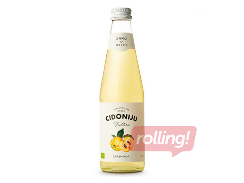 Gāzēts dzēriens Gardu Muti cidoniju zelteris, stikls, 330ml (Taras depozīts iekļauts cenā) 