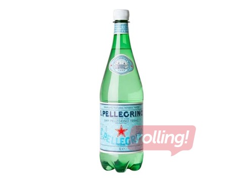 Minerālūdens S.Pellegrino, gāzēts, PET, 1l (Taras depozīts iekļauts cenā)
