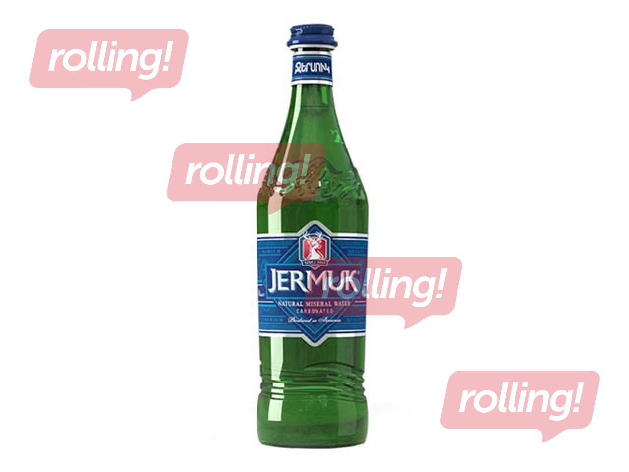 Minerālūdens Jermuk, gāzēts, stikls, 500ml (Taras depozīts iekļauts cenā)