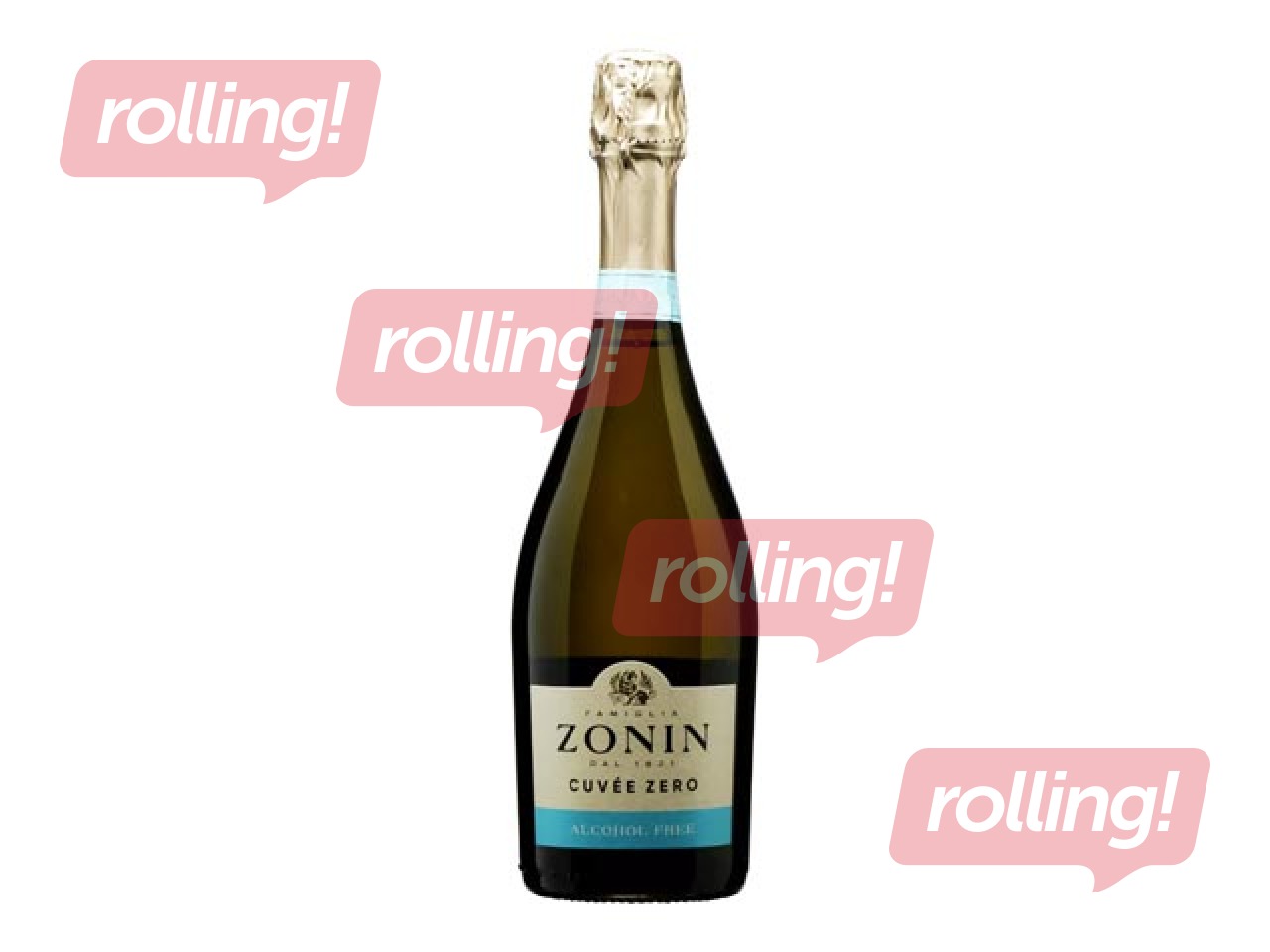 Bezalkoholiskais dzirkstošā vīna dzēriens Zonin Cuvee Zero, 750ml (Taras depozīts iekļauts cenā)