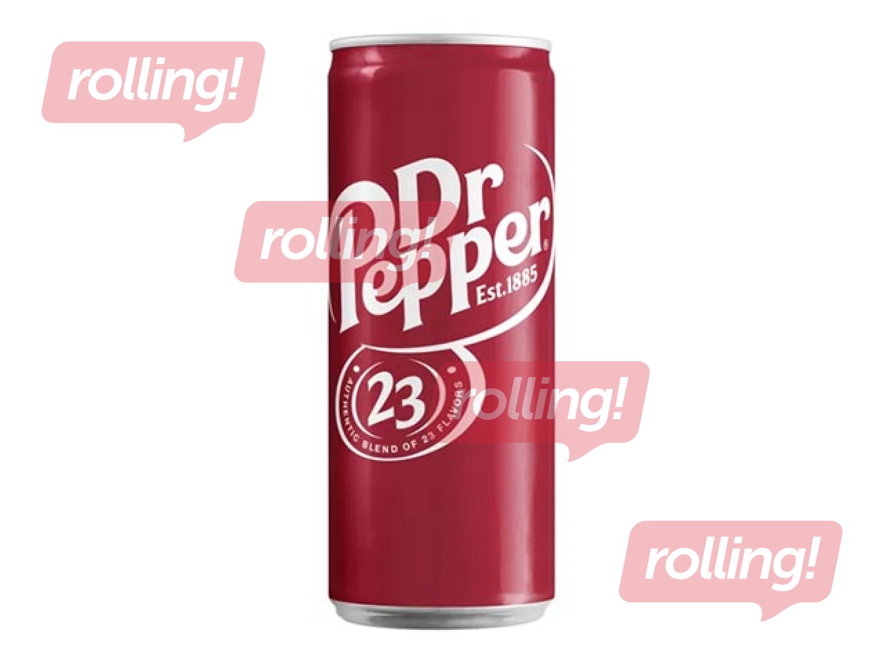 Gāzēts dzēriens Dr.Pepper, skārdene, 330ml (Taras depozīts iekļauts cenā)