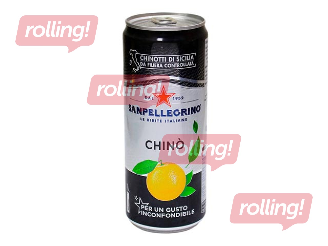Газированный напиток Sanpellegrino Chino, банка, 330мл