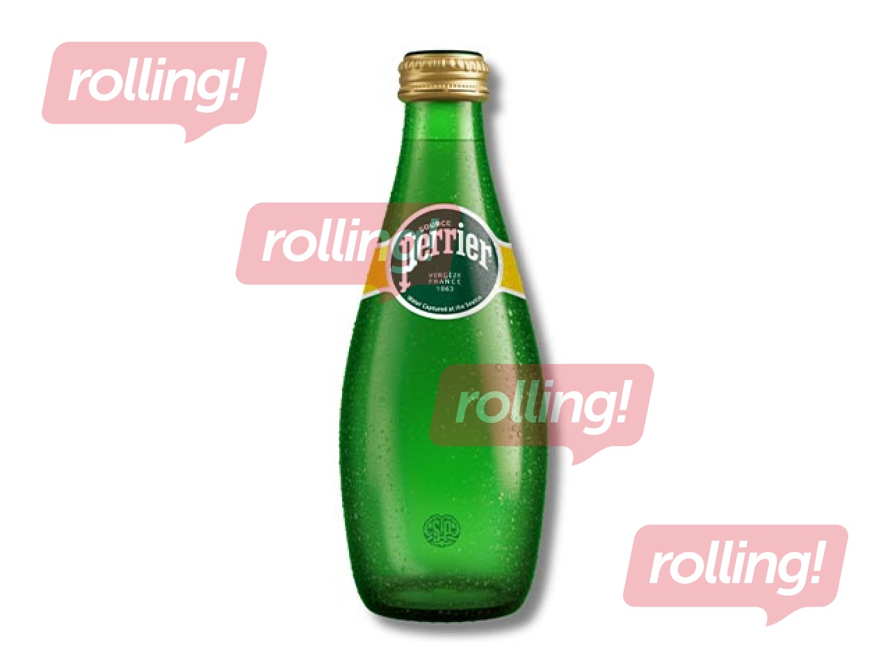 Минеральная вода Perrier Natural, негазированная, стекло, 330мл