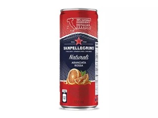 Gāzēts dzēriens S.Pellegrino, Aranciata Rossa Naturali, 330ml (taras depozīts iekļauts cenā)