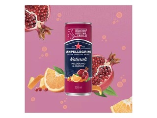 Gāzēts dzēriens S.Pellegrino, Melograno&Arancia, 330ml (taras depozīts iekļauts cenā)