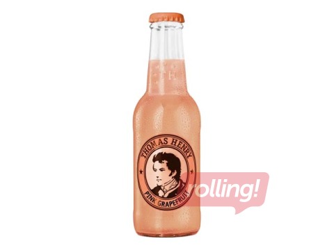Gāzēts dzēriens Thomas Henry, Pink Grapefruit, stikls, 200ml  (Taras depozīts iekļauts cenā)