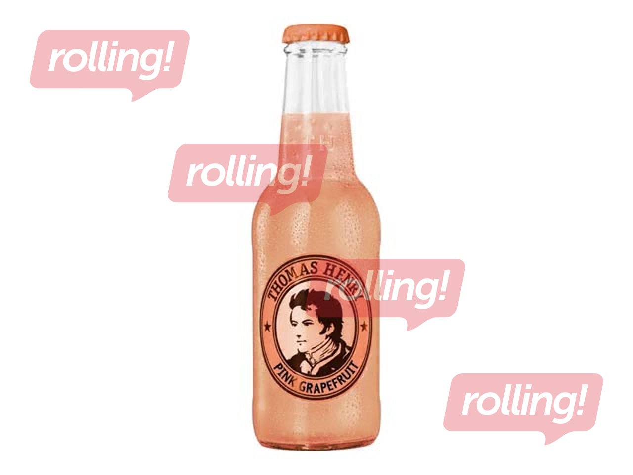 Gāzēts dzēriens Thomas Henry, Pink Grapefruit, stikls, 200ml  (Taras depozīts iekļauts cenā)