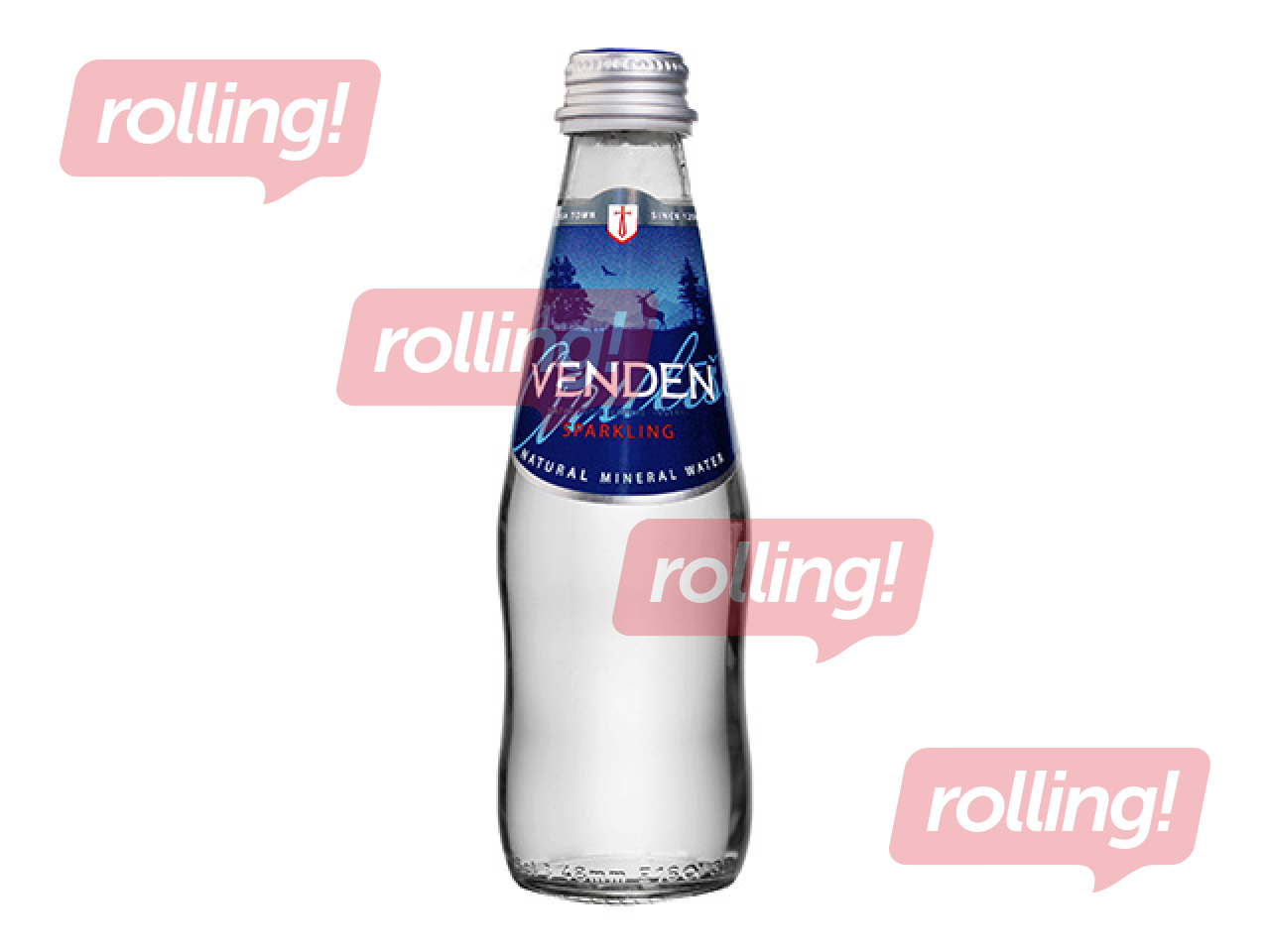 Minerālūdens Venden, gāzēts, stikla pudelē, 250ml (Taras depozīts iekļauts cenā)