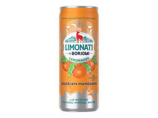 Gāzēts dzēriens Limonati by Borjomi ar mandarīnu, skārdene, 330ml 