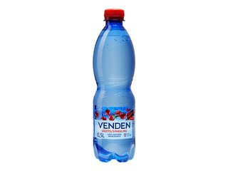 Mineral water Venden, carbonated, with cranberry flavour, 500ml