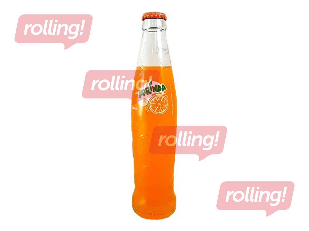 Gāzēts dzēriens Mirinda, apelsīnu, stikls, 200ml (taras depozīts iekļauts cenā)
